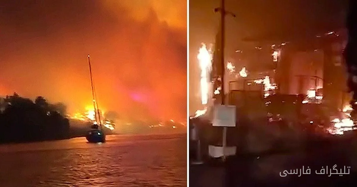 حريق في منتجع غواوا وترمن ميلنا في كرواتيا أجبر الضيوف على الفرار إلى البحر